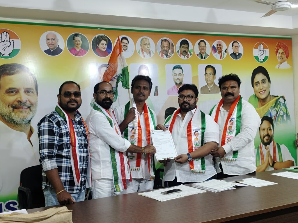 విశాఖ కాంగ్రెస్ పార్టీ 37వ వార్డ్ అధ్యక్షునిగా కాకర అప్పారావు నియామకం