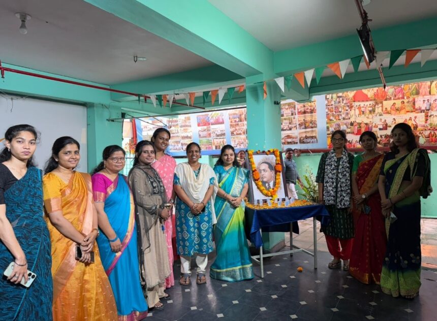 ఆర్టస్ కాలేజీలో అంబేద్కర్ కు ఘన నివాళి
